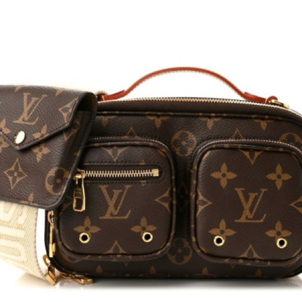 Louis Vuitton Brown Monogram utility cross body Bag